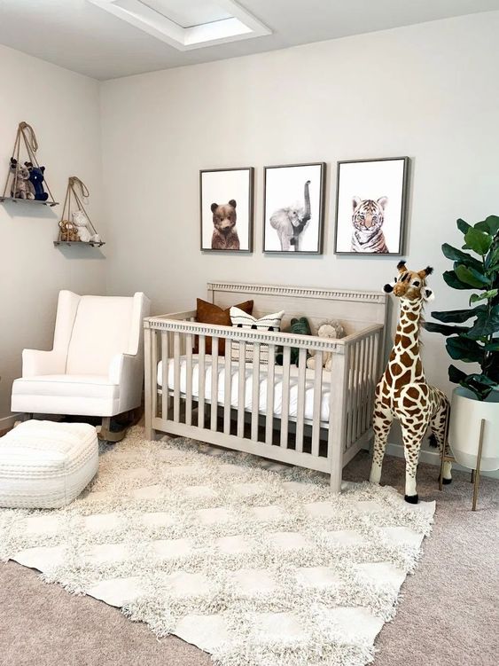 Quarto Safari para bebê - Pinterest