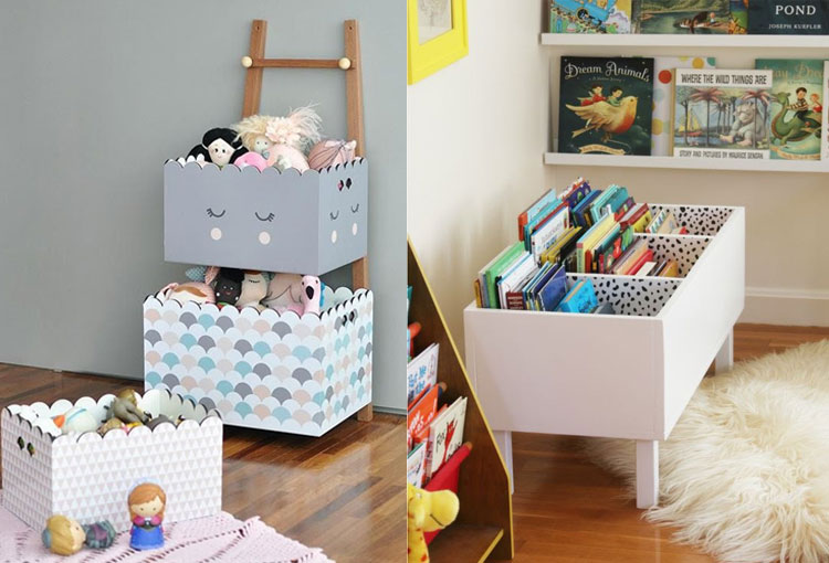 caixas de decoração infantil bebê e tal