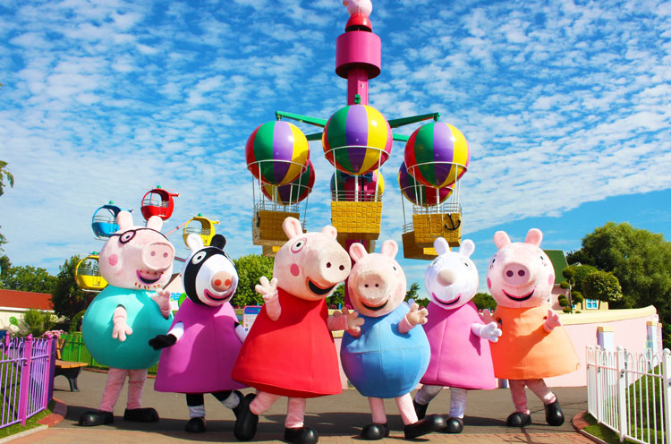 peppa pig world bebê e tal