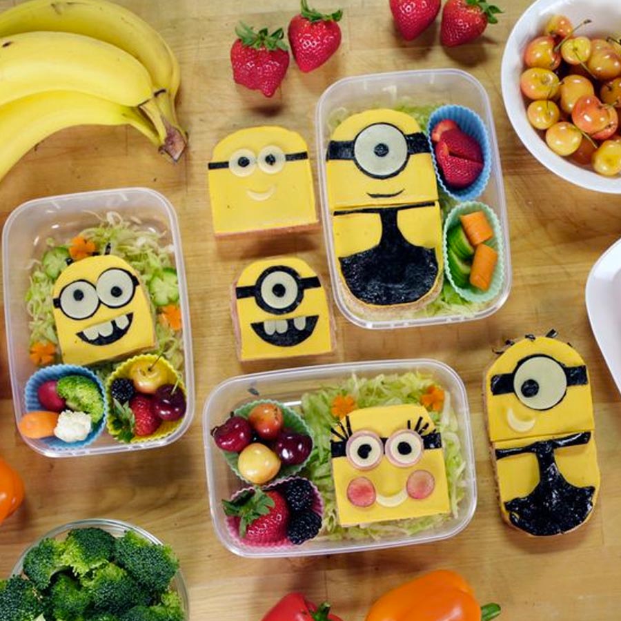 Lanches dos minions - Bebê e tal