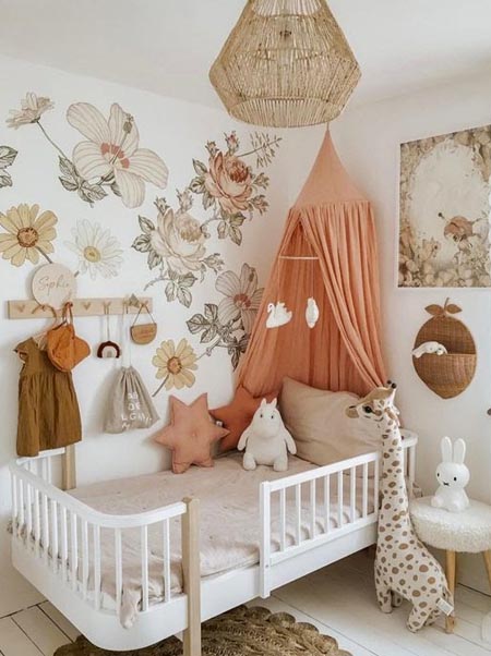 Quarto do bebê para menina - Bebê e tal