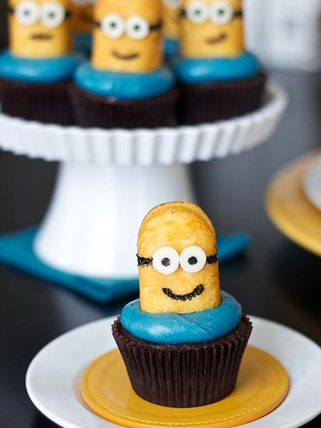 Cupcake Festa Minions - Bebê e tal