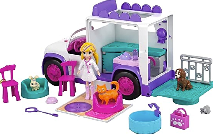 polly pocket veterinária brinquedos de profissões bebê e tal