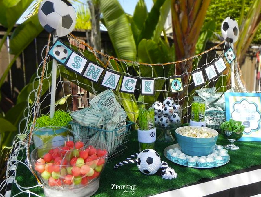 festa ao ar livre decoração da copa bebê e tal